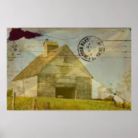 Corn Crib Poster