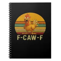 F-Caw-F Chicken Essential Retro Classic Notebook