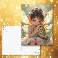 Fairy and Dragon | Keeping in Touch Postcard