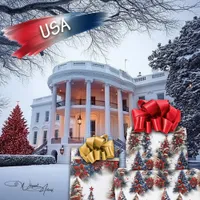 Patriotic Stars and Stripes Wrapping Paper