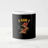 Vintage F-Caw-F Chicken F-Caw-F Funny Chicken Roos Giant Coffee Mug