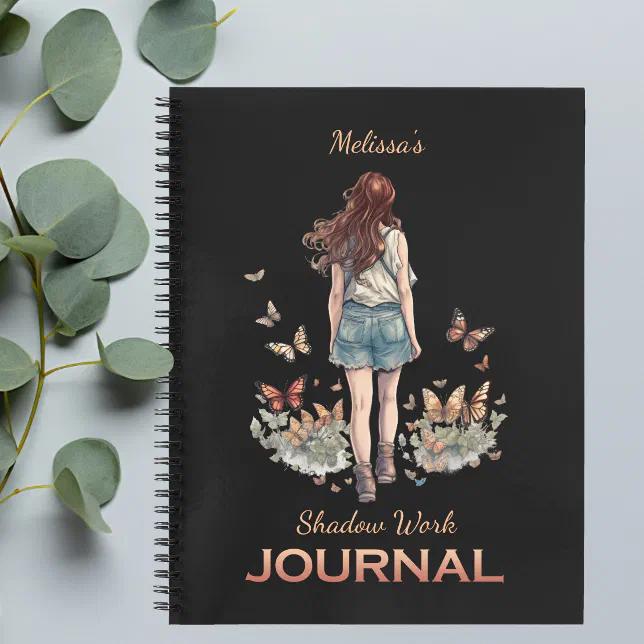 Butterflies Shadow Work Journal Spiral Notebook