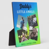 Daddy's Little Angels | Photo Gift Plaque