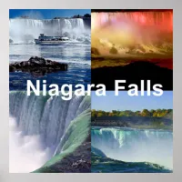 Niagara Falls New York Photo Views Poster