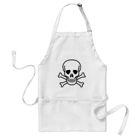 Skull and Crossbones Adult Apron