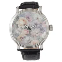 Elegant Rose Blossoms Watch