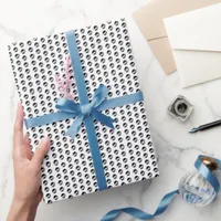 Hockey First Year Down Wrapping Paper–1st Birthday Wrapping Paper