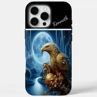 Golden Eagle Moon Watch iPhone 16 Pro Max Case