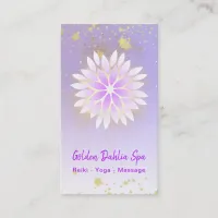 *~* Dahlia Mandala Pastel Lavender Pink AP2 Business Card