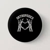 Orthopedics Skeleton Hand Heart Ortho Nurse Rn Cre Button
