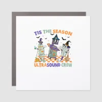 Halloween Sonography Retro Tis The Season Ultrasou Car Magnet