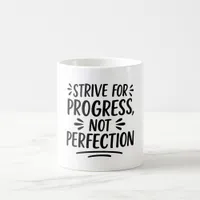 Black white quote motivational  coffee mug
