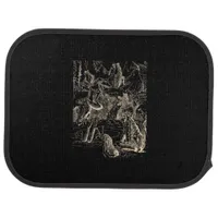 Cottagecore Goblincore Pond Snail Swimming Frog Car Floor Mat