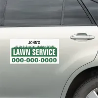 10" X 20" Professional Lawn Service Car Magnet