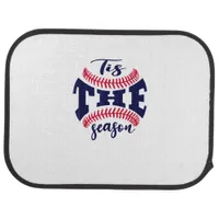 Funny Vintage Tis The Season Baseball Is My Favori Car Floor Mat