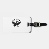 F-Caw-F Bird Lover’s Humorous Pun Stickers Essenti Luggage Tag