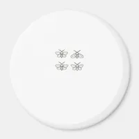 Cottagecore Moths Classic Magnet