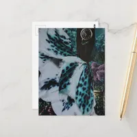 Watch Head Lady Dances Surreal Collage Postcard