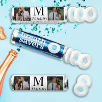Personalized 2 Photo Monogram Thank You Wedding  Breath Savers® Mints