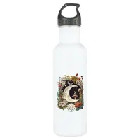 Aesthetic Goblincore And Cottagecore Mushroom Drea Stainless Steel Water Bottle