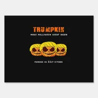 Trumpkin - Make Halloween Great Again Classic Sign