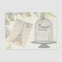 Shabby-Chic Vintage Paris Tissue Paper