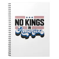 No Kings In America USA Retro Classic Notebook