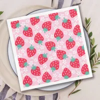 Berry Sweet Strawberry Baby Shower  Napkins