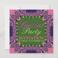 Exotic Bohemian Girls Special Party Invitations