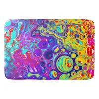 Modern Abstract Digital Fluid Art    Bath Mat