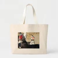 "Whatcha Doing?" Large Tote Bag