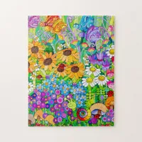 Ladybug Garden Puzzle