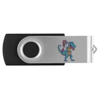 Unicorn and T-Rex Flash Drive