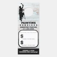 *~* QR Quote Estimate Home Painting  Exterior Door Hanger