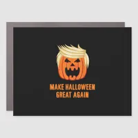 Make Halloween Great Again Funny Trumpkin – Basic  Car Magnet