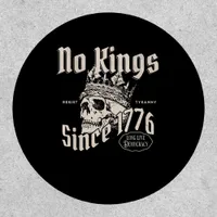 No Kings In America Since 1776 Patriotic Creative  Patch