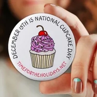 National Cupcake Day December 15th   Button