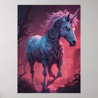 Zombie Unicorn  Poster