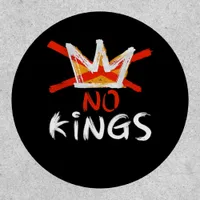 No King Funny Quote Retro Creative Style Patch