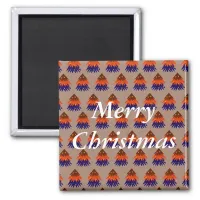 Multicolored Christmas Tree - Magnet