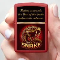 Celebrating the year of the snake! 2025 zippo lighter