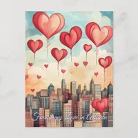 Found my Love in Atlanta USA Valentine's Day Postcard