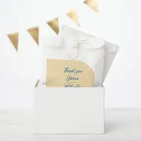 Modern Tropical Beach Coastal Wedding Favor Bag