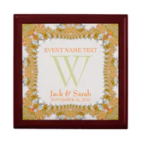 Satin Pearls Lace Wedding Anniversary Gift Box