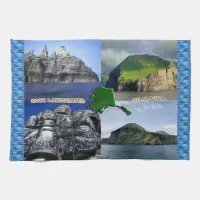 Rock Landscapes of Alaska Collage Towel