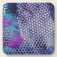 Abstract Dots Beverage Coaster