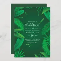 Tropical Wedding Invitation