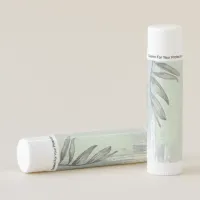 Paint Strokes Greenery Wedding Green/Blue ID818 Lip Balm