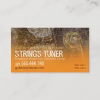 Strings Tuning Specialist Business Cards