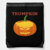 Trumpkin Jack-O-Lantern Classic Drawstring Bag
